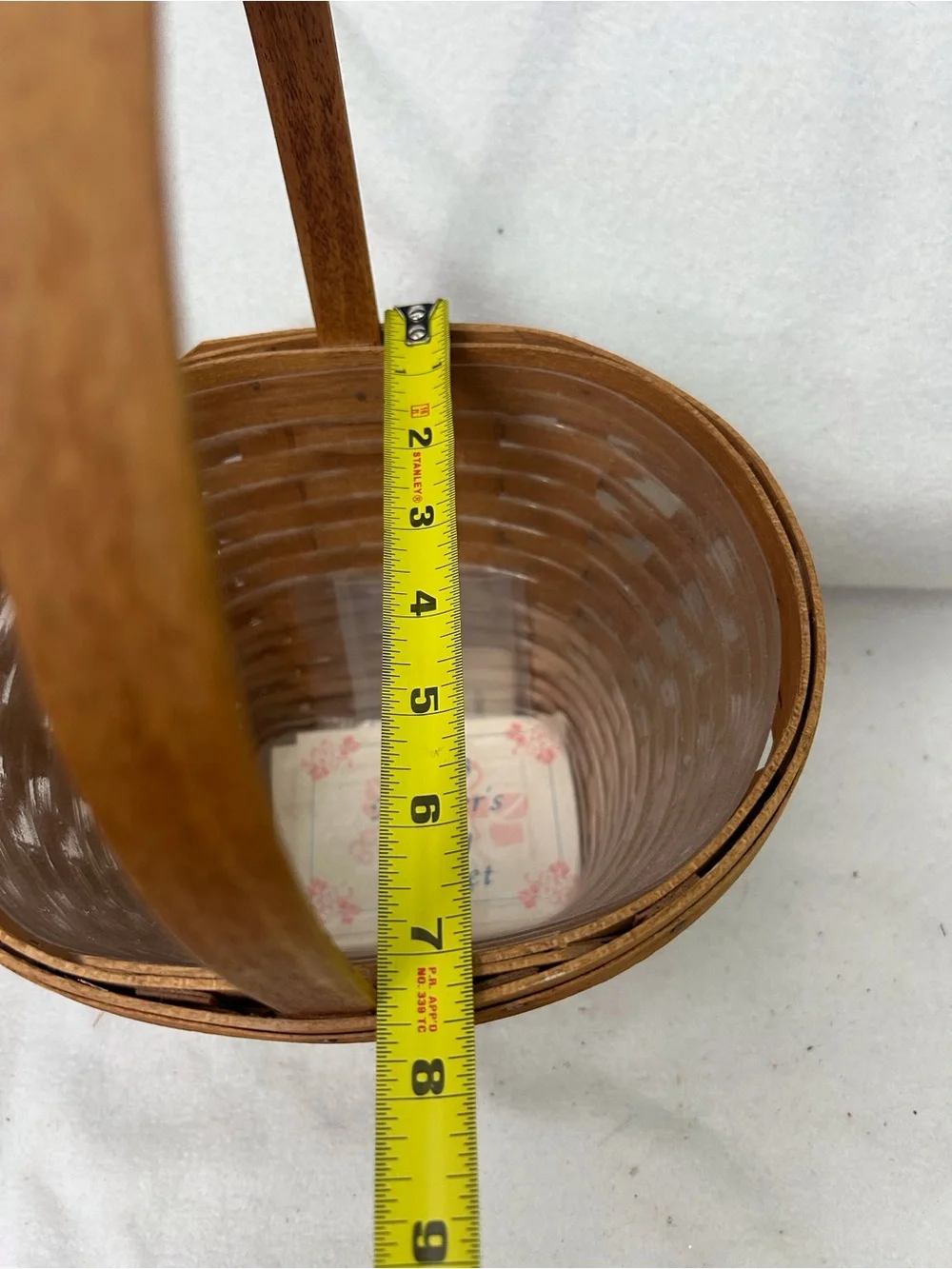 Longaberger 1993 Mother’s Day Basket with plastic liner